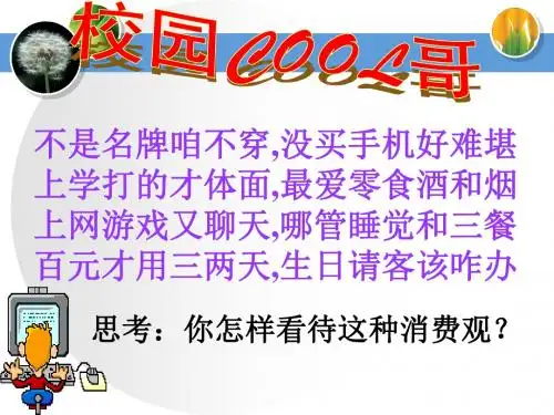 人教版高中政治必修一3.2 树立正确的消费观(共32张PPT)