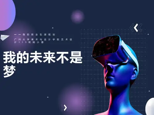 大学生职业生涯规划ppt模版