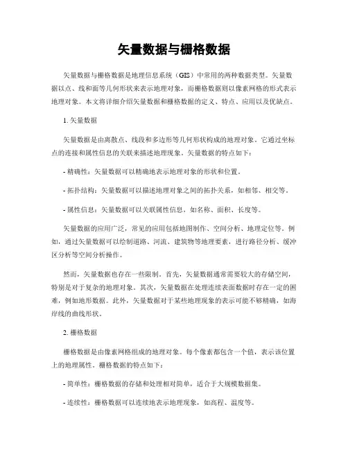 矢量数据与栅格数据