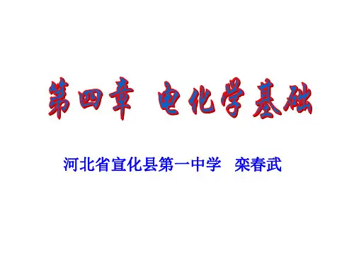 (完整版)《高中化学》-电化学基础课件