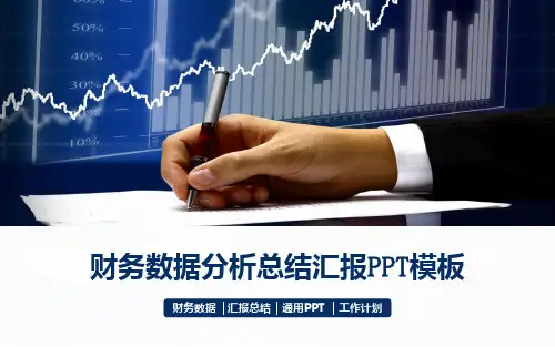 财务数据分析总结汇报模板(ppt共37张)
