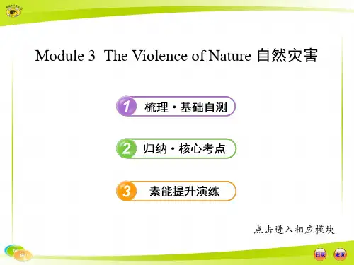必修3  Module 3外研社高中英语必修三单元三各知识点