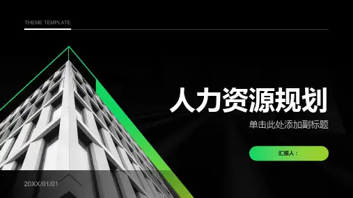 《人力资源规划》课件