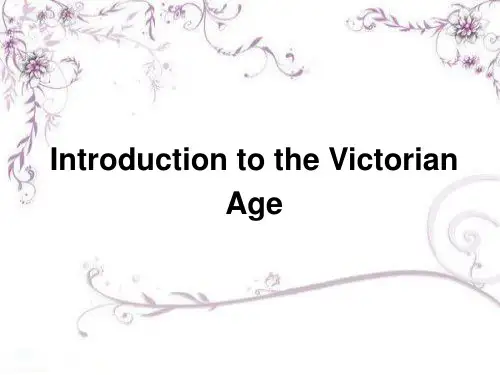 Victorian age ; roaring twenties; prohibition
