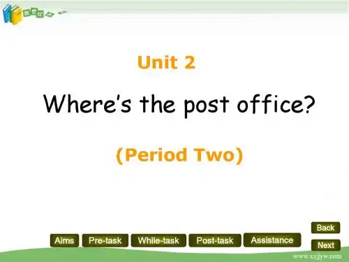 Unit 2 Where’s the post office精品课件-2.ppt