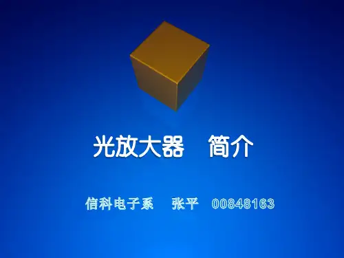 EDFA介绍