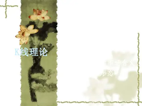 K线基础知识入门精讲