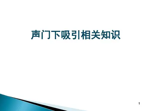 声门下吸引