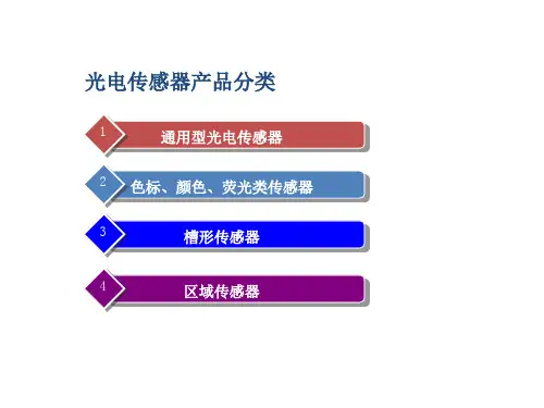 光电传感器分类简介