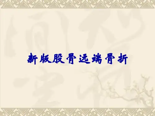 新版股骨远端骨折