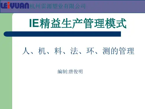 人机物法环安全管理PPT课件