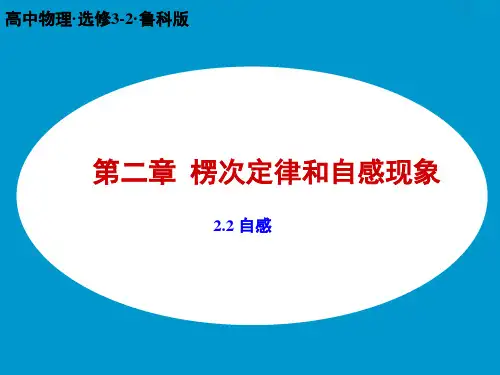 鲁科选修32物理课件：2.2 自感 (共18张PPT)