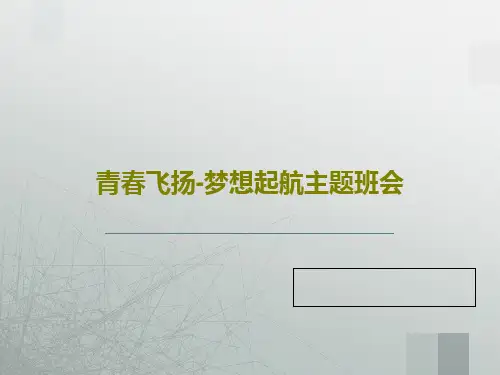 青春飞扬-梦想起航主题班会共23页文档