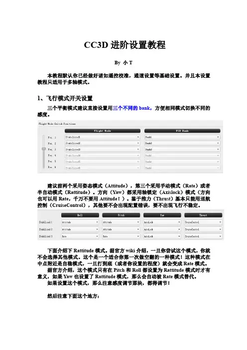 CC3D进阶设置教程