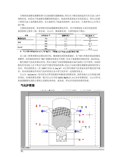 气化炉设计简图及说明