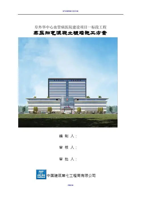 加气混凝土板墙施工方案