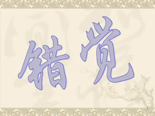 错觉PPT课件