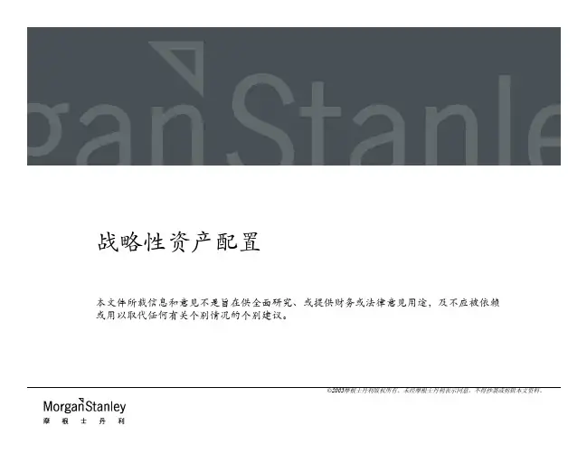 战略管理-战略性资产配置