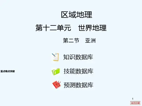 亚洲-PPT课件