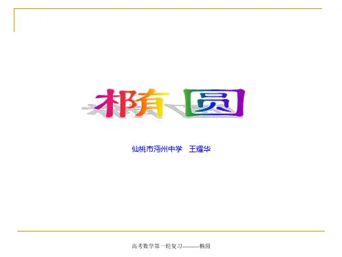 椭圆课件.ppt