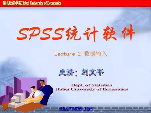 spss数据输入
