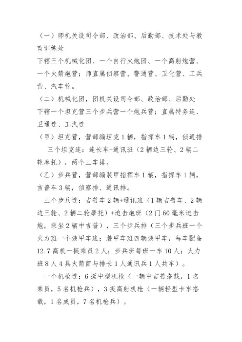 陆军机械化师