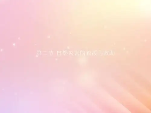 2019_2020学年高中地理第三章防灾与减灾3.2自然灾害的救援与救助课件新人教版选修5