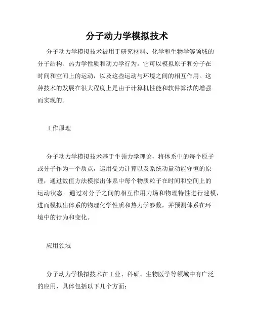 分子动力学模拟技术