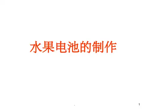 《水果电池制作》PPT课件