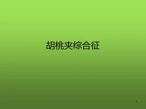 胡桃夹综合症PPT课件