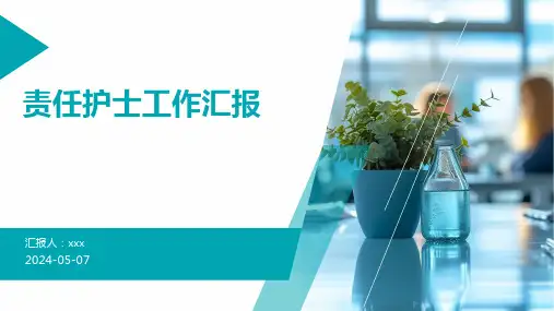 责任护士工作汇报PPT课件