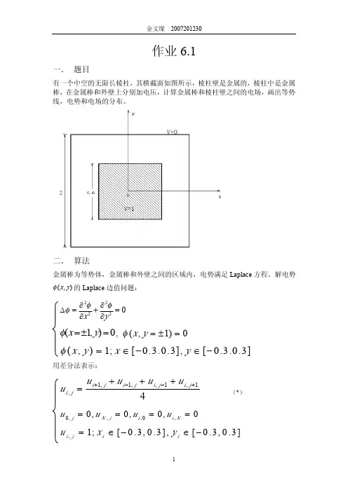拉普拉斯方程的数值解