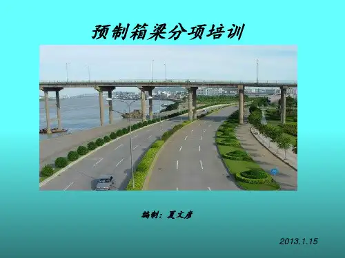 预制箱梁 ppt课件