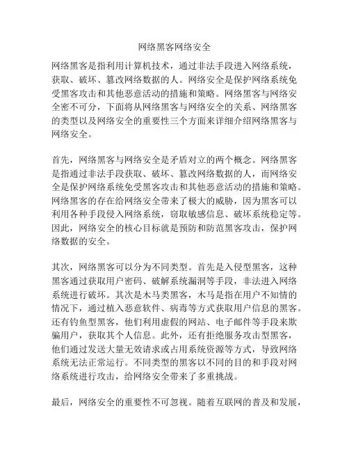 网络黑客网络安全
