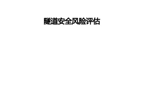 隧道安全风险评估表