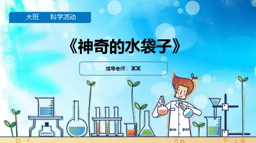 《神奇的水袋子》幼儿园大班科学PPT课件