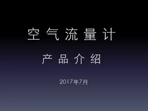 空气流量计产品介绍
