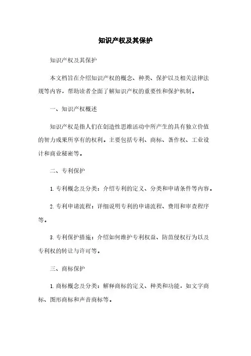 知识产权及其保护