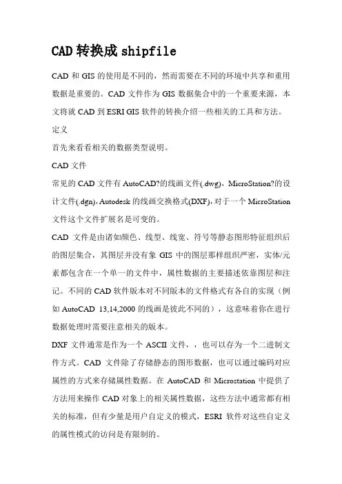 CAD转换shipfile