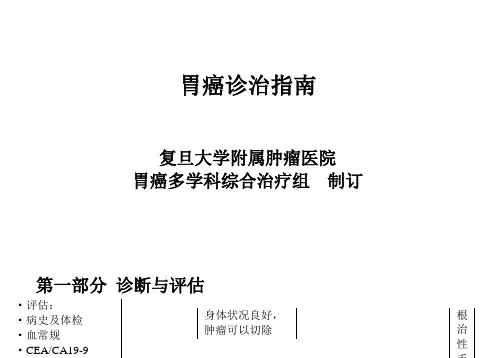 胃癌诊治指南(权威)