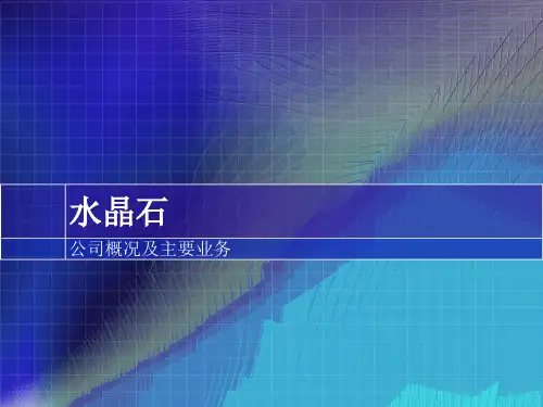 水晶石公司概况分析