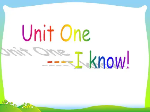 剑桥英语青少版starter unit1.ppt
