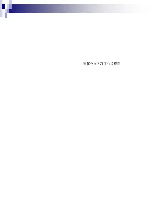 建筑公司各项工作流程图