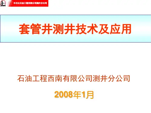 套管井测井技术及应用