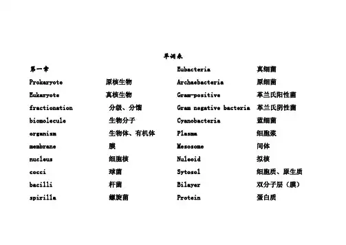 (完整版)生物化学专业英语单词