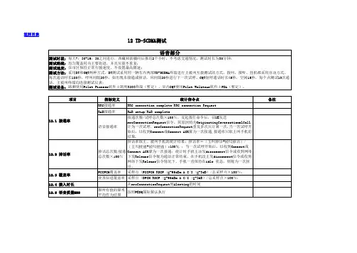 2008年中国移动网络质量现场测试规范V2
