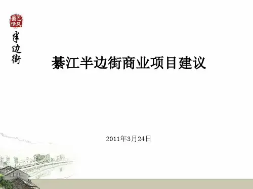 綦江半边街商业项目建议