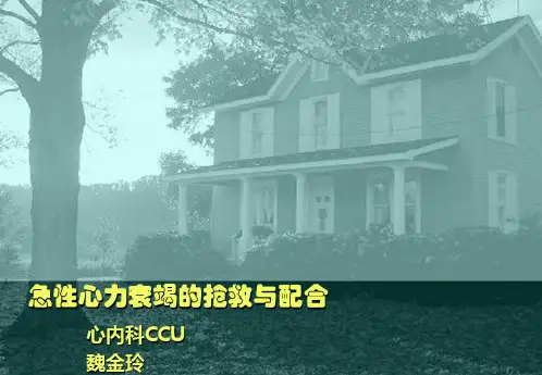 急性心力衰竭的抢救与配合