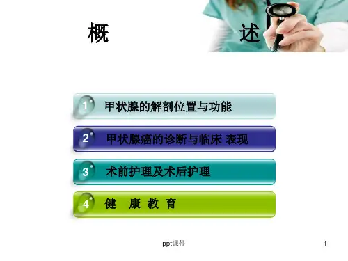 甲状腺癌术后护理ppt课件