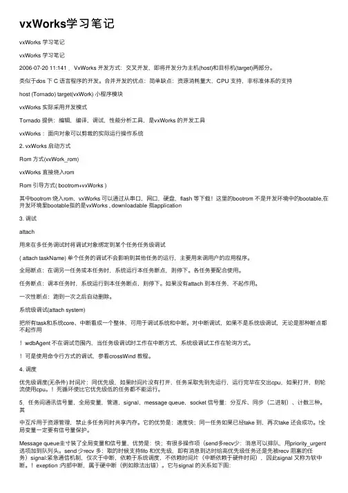 vxWorks学习笔记